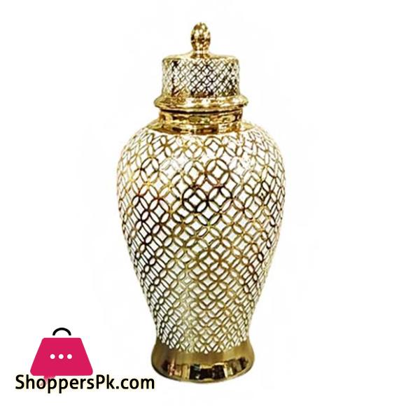 Fancy Ceramic Vase Candy Jar-Large YC-081