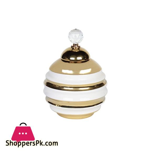 Fancy Ceramic Vase Candy Jar - Small YC-073