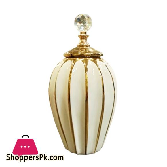 Fancy Ceramic Vase Candy Jar-Large YC-074