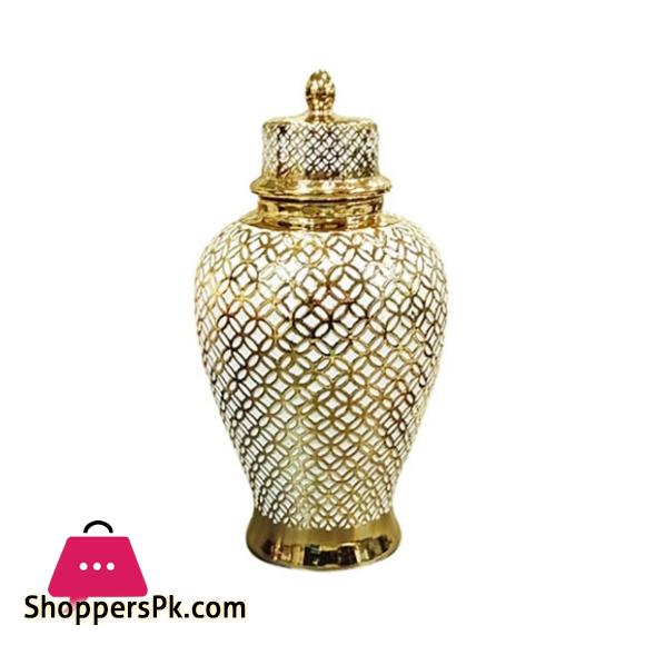 Fancy Ceramic Vase Candy Jar-Medium YC-082