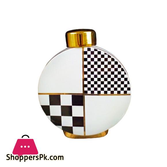 Fancy Ceramic Vase Candy Jar-Medium YC-098