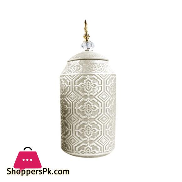 Fancy Ceramic Vase Candy Jar-Medium YC-110