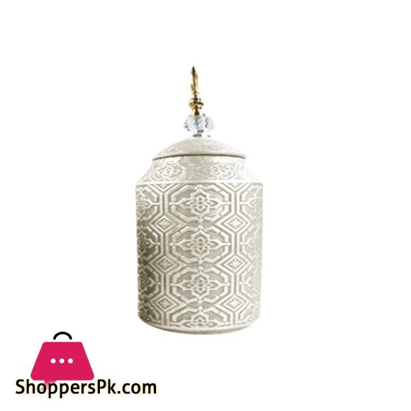 Fancy Ceramic Vase Candy Jar-Small YC-111