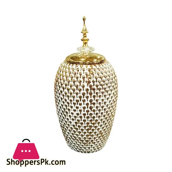 Fancy Ceramic Vase Candy Jar YC-051