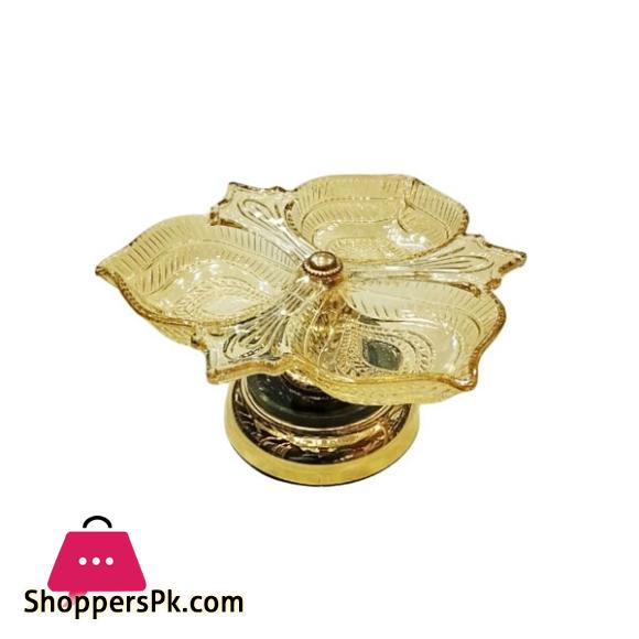 Fancy Decorative Serving Dish Gold RXG-004