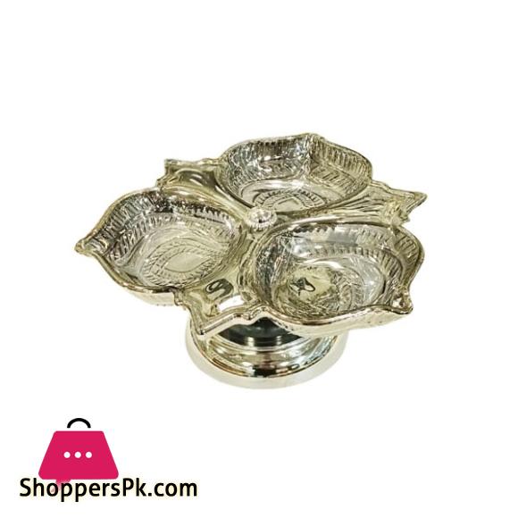 Fancy Decorative Serving Dish Silver RXG-005