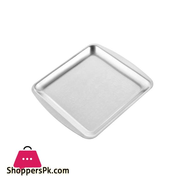 Fancy Steak Serving Plate 20.7 x 24 cm Silver GST2148