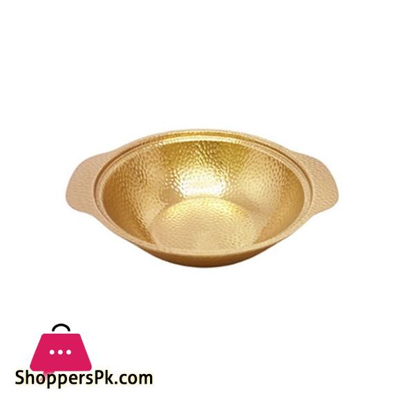 Gold Snowflake Bowl 22cm