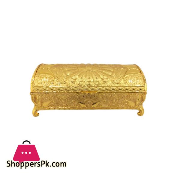 Golden Rectangular Jewellry Box TA1306