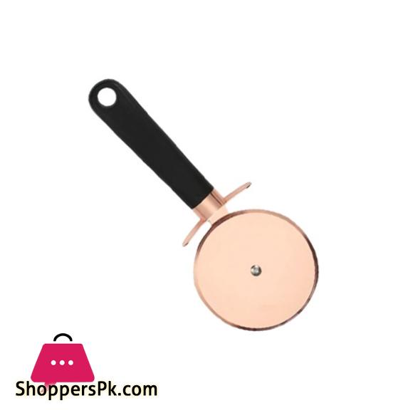 High Quality Pizza Cutter Black & Rose Gold Large 1Pcs SB3008