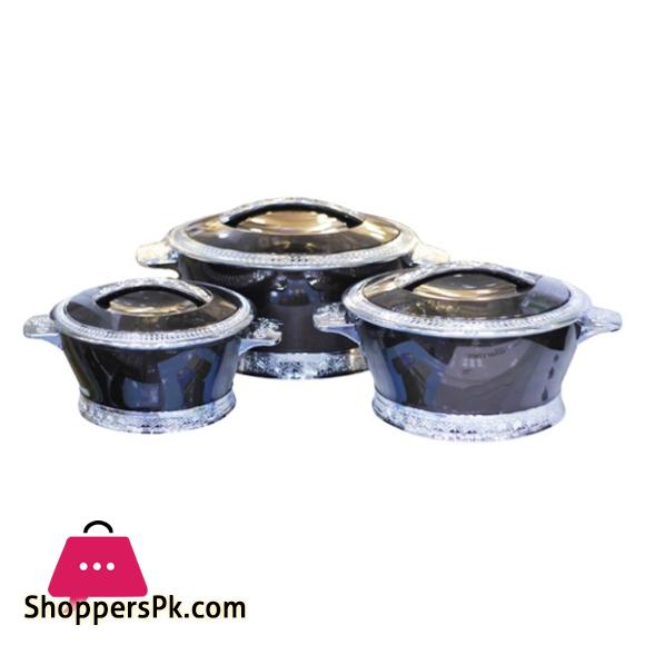 Luxury 3Pcs Hot Pot Set Dark Brown 2311