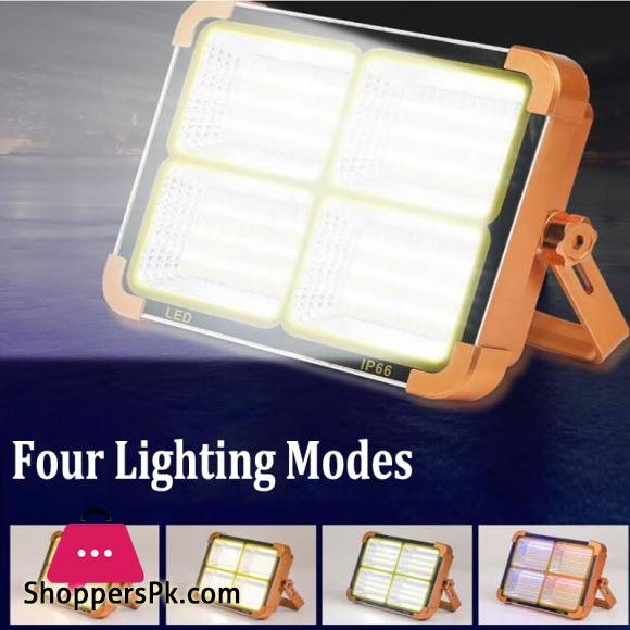 New LED Work Light 2in1 Handheld Solar/USB Electricity Charging Light Emergency Light Floodlight White/Red Light Camping Light Spotlight