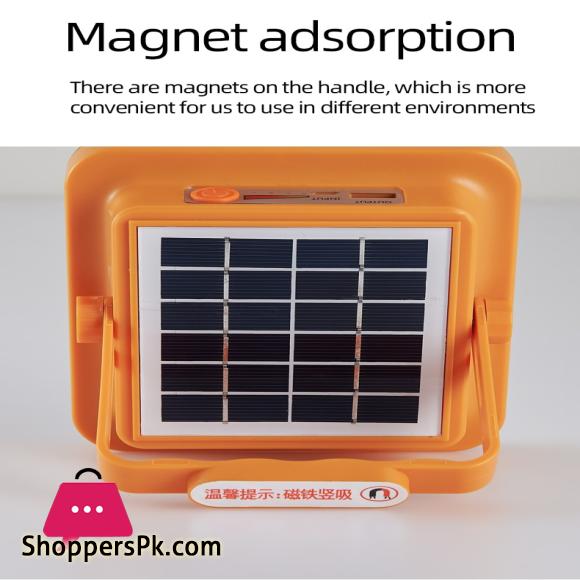 New LED Work Light 2in1 Handheld Solar/USB Electricity Charging Light Emergency Light Floodlight White/Red Light Camping Light Spotlight