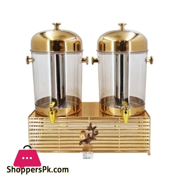 ORCHID 2in1 Fruit Juice Dispensers 8Liter Gold WB1304