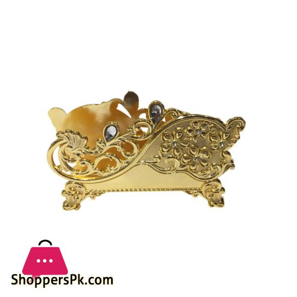 ORCHID Fancy Napkin Holder Gold TA1564