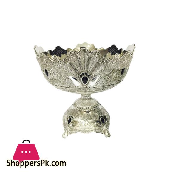 ORCHID Friut / Candy Serving Bowl Medium Silver TA1280
