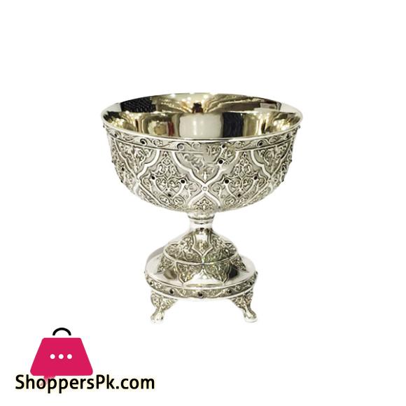 ORCHID Fruit / Candy Serving Bowl Silver TA1135