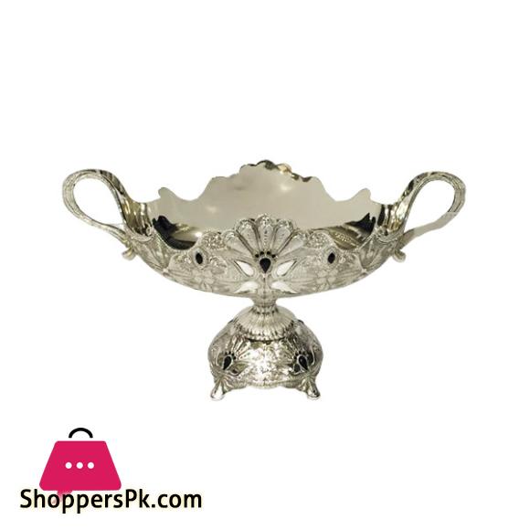 ORCHID Fruit / Candy Serving Bowl Silver TA1271