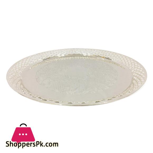 ORCHID Round Tray Small Silver TA1622