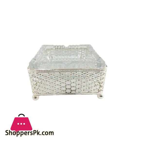 ORCHID Silver Ash Tray 1Pcs TA1840