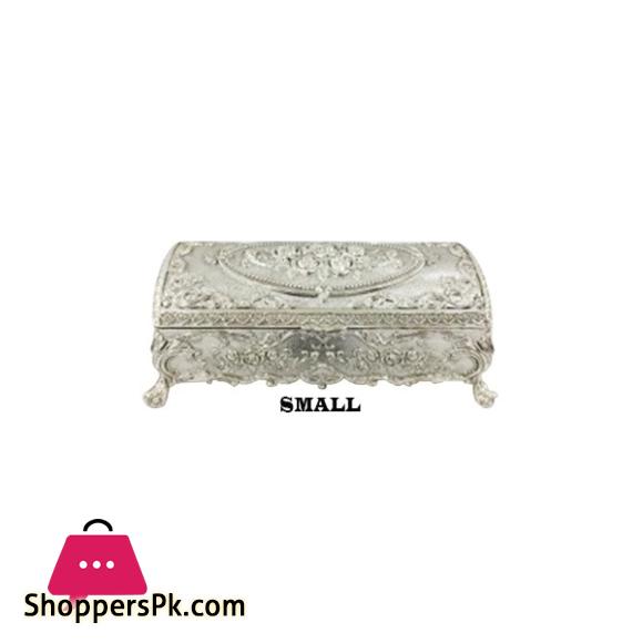 ORCHID Single Rectangular Jewellry Box Silver TA804