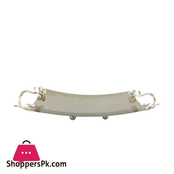 ORCHID Snack Serving Plate With Handles CD6725