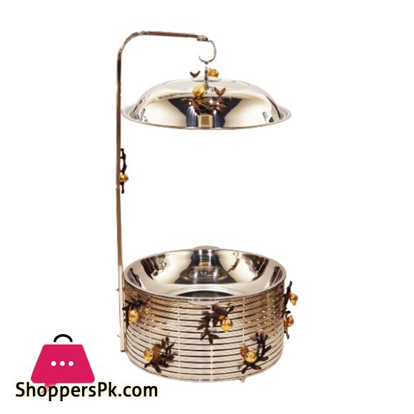 ORCHID Stainless Steel Round Buffet Serving Dish / Chafing Dish WB1171