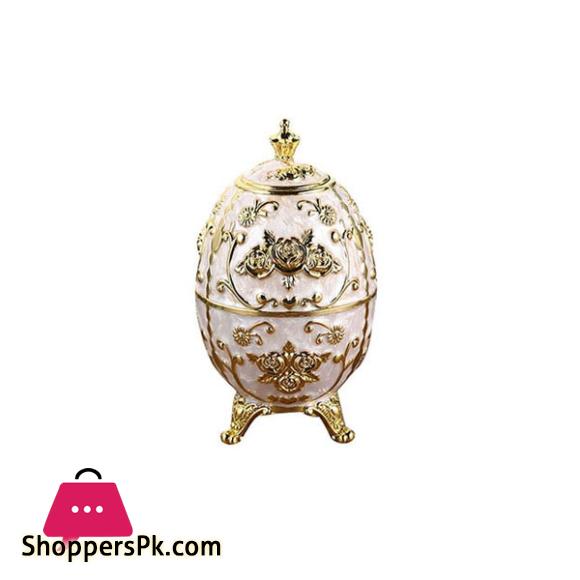 Fancy White & Golden / White & Silver / Black & Golden Egg Toothpick Holder NG-007