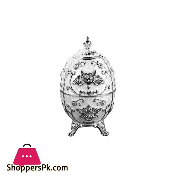 Fancy White & Golden / White & Silver / Black & Golden Egg Toothpick Holder NG-007