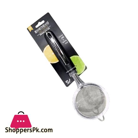 Stainless Steel & Plastic Large Tea Strainer 1Pcs SB2034