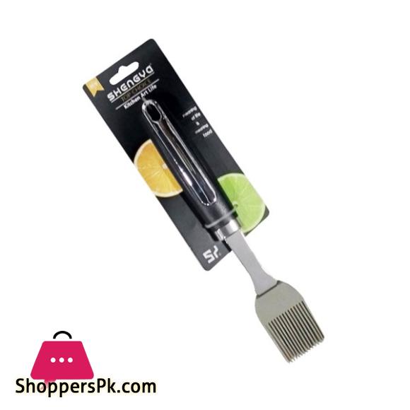 Stainless Steel & Plastic Handle Silicone Sweeper / Oil Brush 1Pcs SB2011