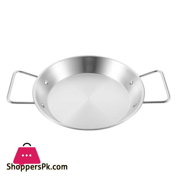 Stainless Steel Silver Plated Pedestal Pan 30cm GST2112