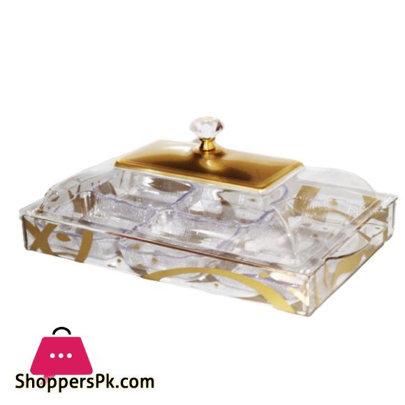 Taliona Rectangular Candy Box Gold TL0113670