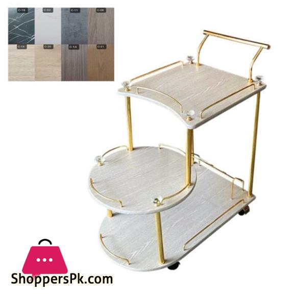Unique Shaped / Designed Tea Serving Trolley 202-E02