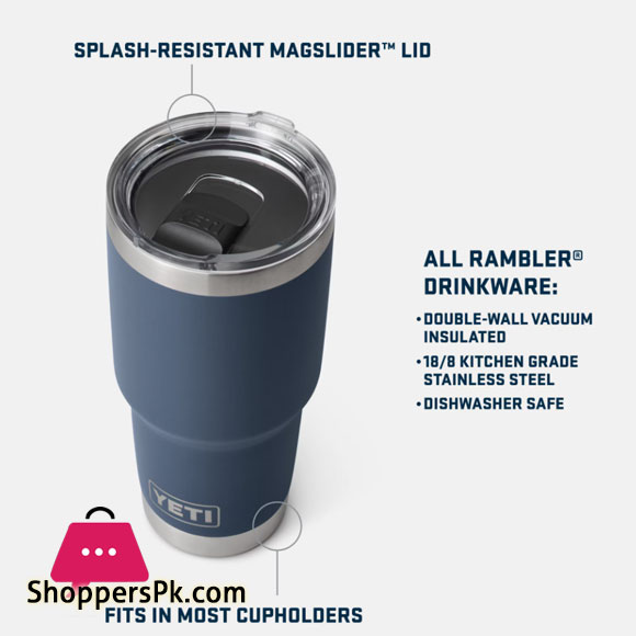 YETI RAMBLER 30 OZ TUMBLER WITH ACRYLIC LID
