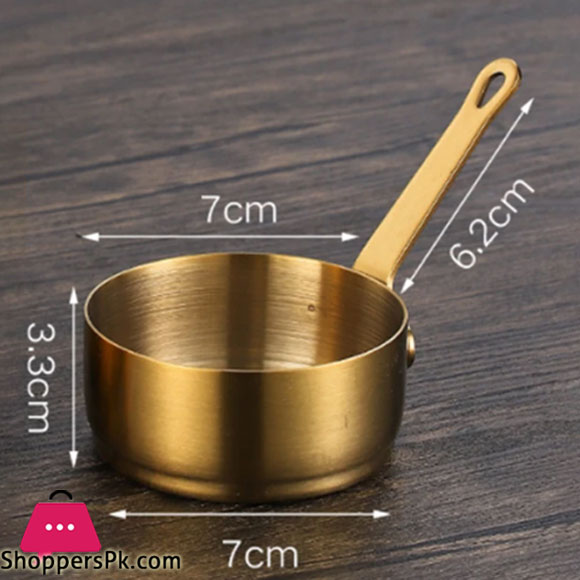 Stainless Steel Mini Saucepan Gold 100ml GST2067
