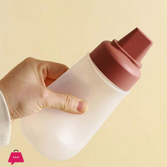1pcs Plastic Condiment Sauce Dispenser Squeeze Bottle For Sauces Pan Cake Oil