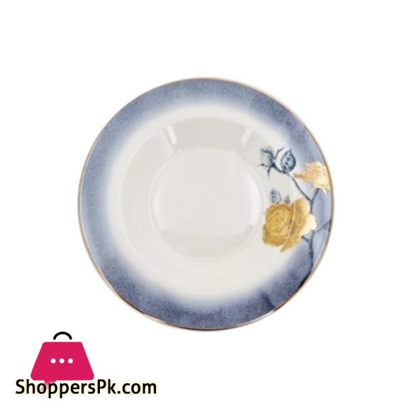 Angela Flower Design Blue Plate 9Inch 1Pcs MK118