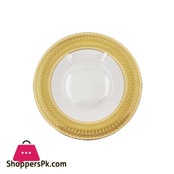 Angela Goold & White Round Serving Dish 9Inch RM297