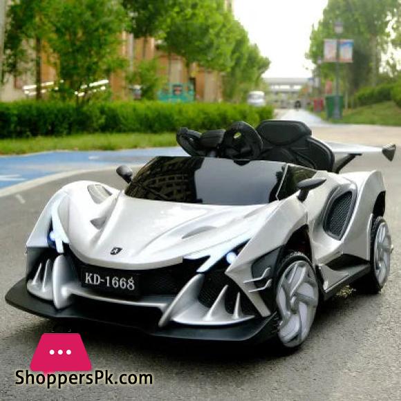 Ferrari Car With Drift Wheel Ride On Big Motors 12v 10amp Battery - KD1668