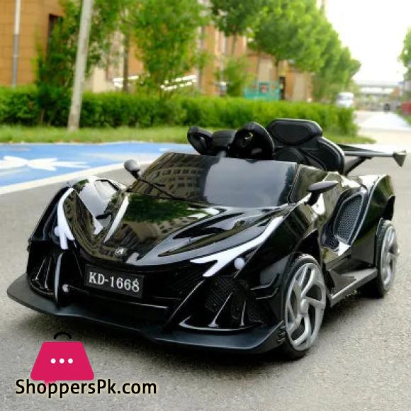 Ferrari Car With Drift Wheel Ride On Big Motors 12v 10amp Battery - KD1668