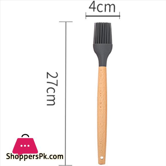 Silicone Basting Brush Oil BBQ Brush Heat Resistant Greased Sauce Marinade Brush