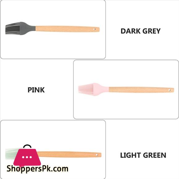 Silicone Basting Brush Oil BBQ Brush Heat Resistant Greased Sauce Marinade Brush