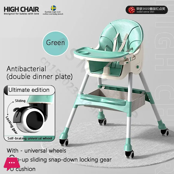 Childrens Dining Chair Baby Multifunctional Dining Chair High Chair