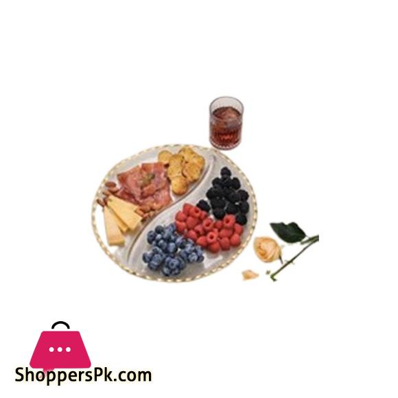 Danny Home 2 Grid Glass Serving Platter 32.4cm - RW22-01