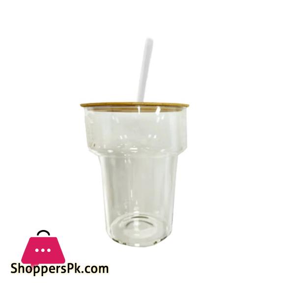 Tall Glass Straw Cup BG45088
