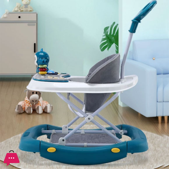 Monkey Baby Walkers Childrens Walkers with Wheels are Suitable for Learning to Walk Music Balance to Prevent Falling