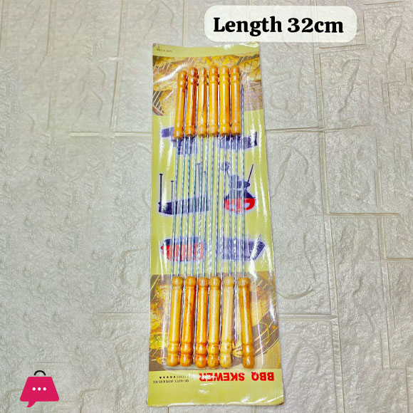 12 Pack BBQ Skewers Indoor Outdoor Use