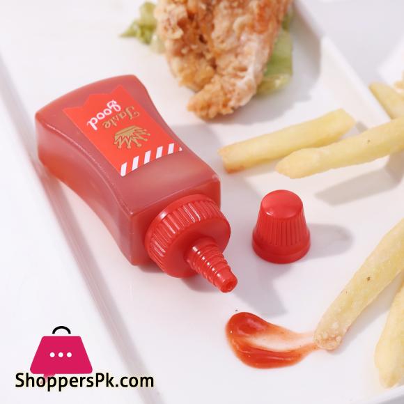 2-Pcs Set Mini Ketchup Bottle Portable Salad Squeeze Bottle Lunch Box Seasoning Bottle Kitchen Accessories