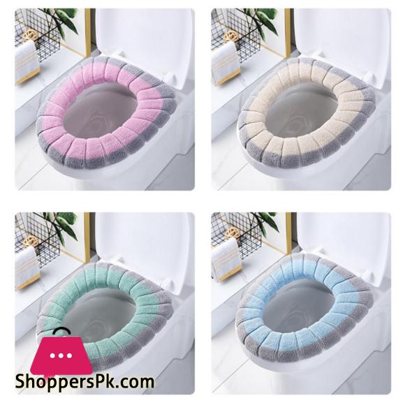 1 Pieces Toilet Seat Cover Household Products Plush Thickened Warm Winter Mens And Womens Bathroom Special